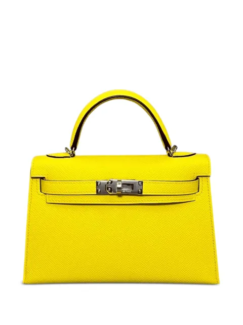 Hermès Pre-Owned 2025 20 Kelly Sellier tote bag Yellow KELLYSELLIER20
