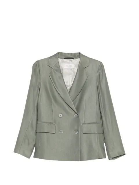 Peserico double-breasted pocket blazer Green S01227F01921
