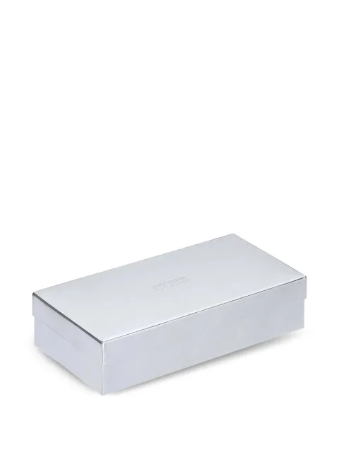 Supreme x SyuRo logo-debossed tin box Silver SU26932
