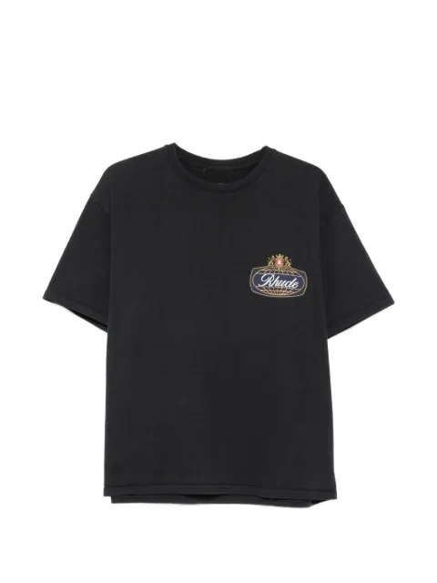 RHUDE Safari Crest short-sleeve T-shirt Black RHPF26TT02012