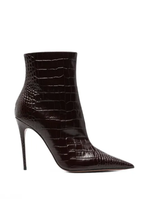 Paris Texas croc-effect Vera ankle boots Red PX2072XCOCO