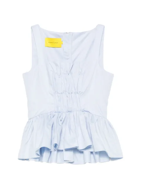 Marques'Almeida gathered top Blue PF26TP0658SHTBBL