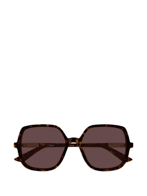 Chloé Eyewear Judy oversized-frame sunglasses Brown CH0362S