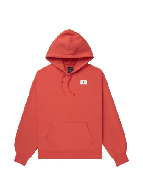 Jordan Flight Fleece logo-patch hoodie Orange DQ4603605