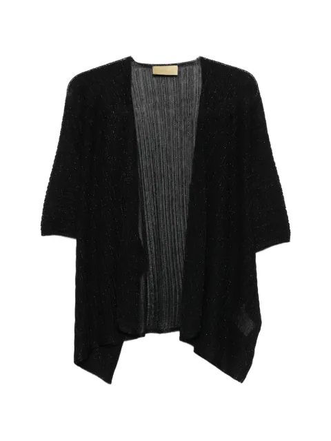 MOMONÌ Divina open-front jacket Black 265MMOKN026265MO37A0990