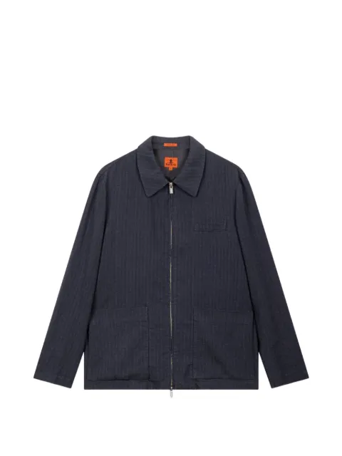 Barena zip-up overshirt jacket Blue OSU54284146170