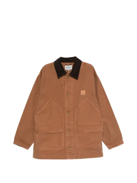 Carhartt WIP courdoroy-collar jacket Brown I036983