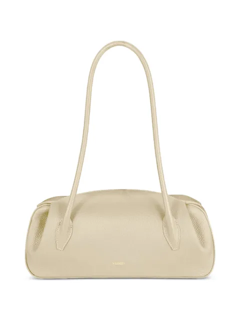 Yuzefi Oyster logo-detail shoulder bag Neutrals YUZPF25HBOYSBL066
