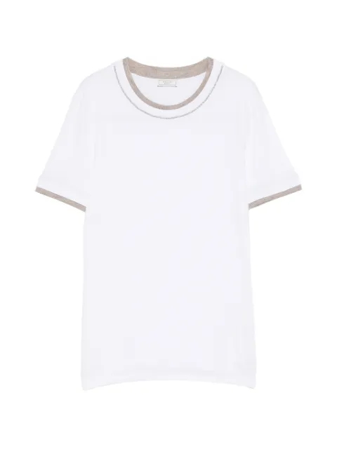 Peserico crew-neck T-shirt White A06809J05669C