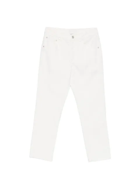 Brunello Cucinelli button-fastening jeans White M0H81P5847C600