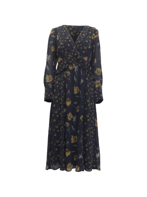 Ba&Sh Finaya floral-print long sleeve dress Blue GILTPUUSCL667230W