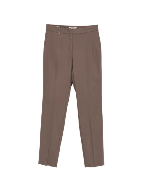 Peserico belt-loops trousers Brown M04826J001953