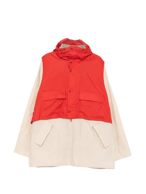 Barbour x Kaptain Sunshine colour-block coat Neutrals MCA1134ST51