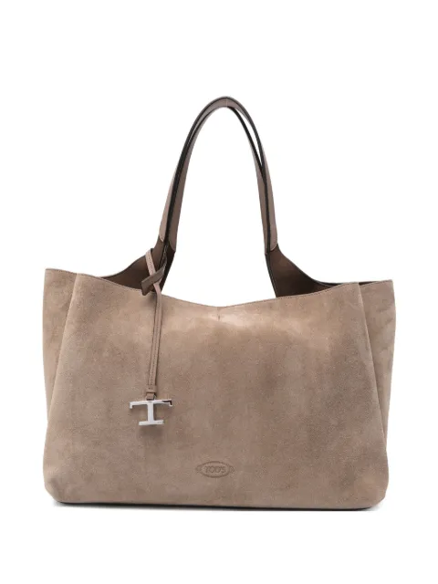 Tod's T logo charm tote bag Neutrals XBWAPAF9300P3A