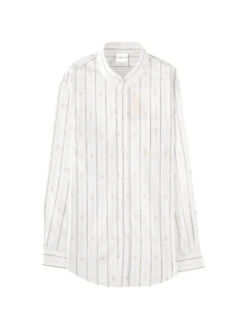 Drôle De Monsieur striped-pattern shirt White SH240CO185