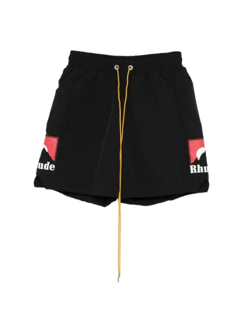 RHUDE logo-detail shorts Black RHPS26SH01107