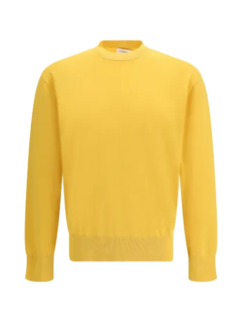 Laneus ribbed sweatshirt Yellow S6LAMAKN016