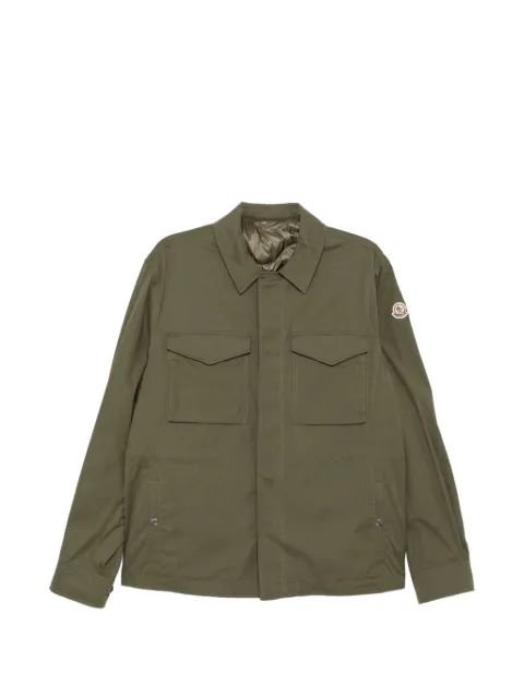 Moncler Roquille 3-in-1 Reversible Down Shirt Jacket Green L10911G000045994S