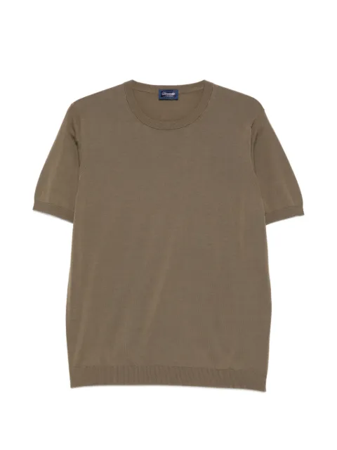 Drumohr crew-neck T-shirt Green D0GN100