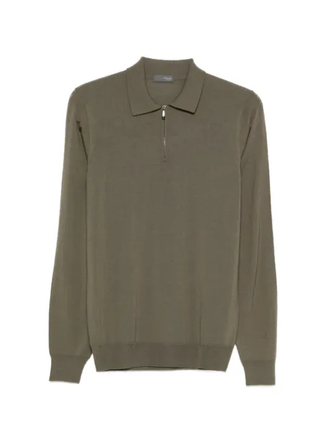 Drumohr zip-up sweater Green D0D149