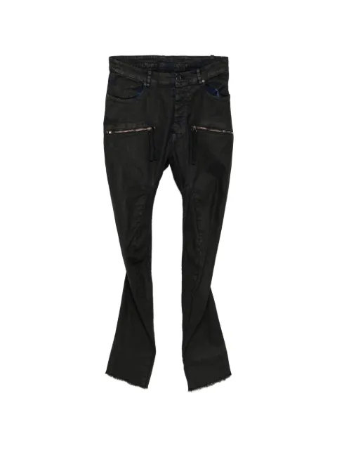 Masnada zip-detail trousers Black M3631
