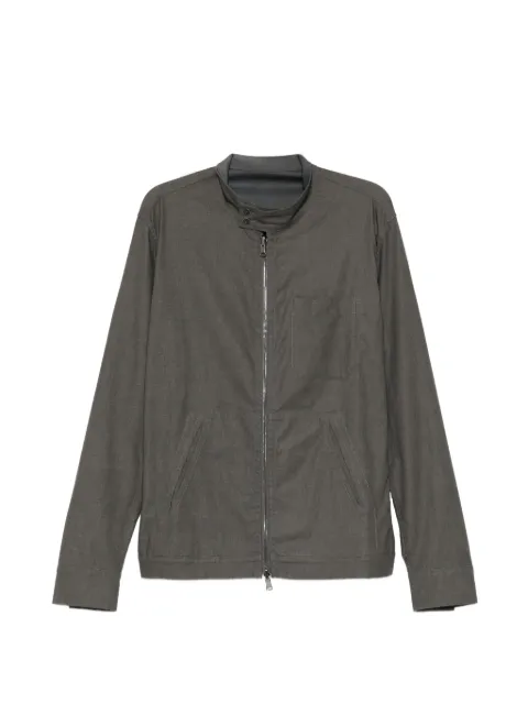 Masnada stand-up collar jacket Grey M3661