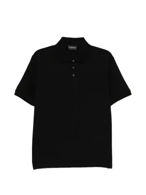 Emporio Armani cotton jersey polo shirt Black EM004912AF10762