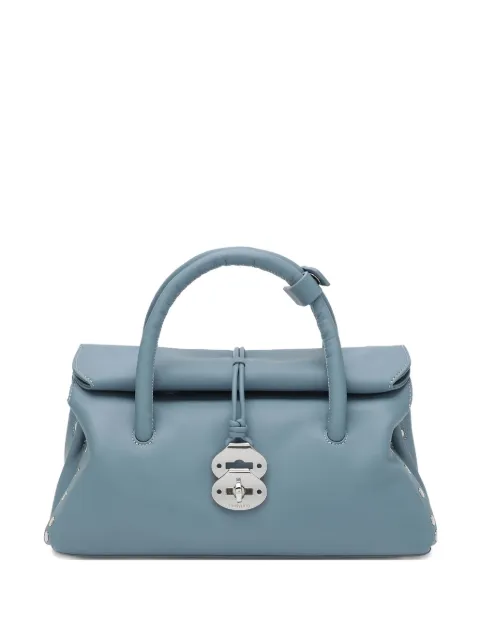 Zanellato Dotta rivet-embellished tote bag Blue 0687501910000