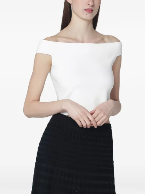 SIMKHAI Dalton off-shoulder top White 1262206KVI