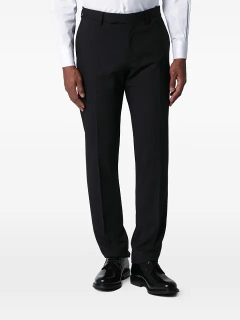 Lardini single-breasted pressed-crease suit Black PA5928EPAE66301