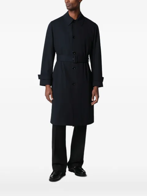 Lardini belted trench coat Blue PADRILLCN64422