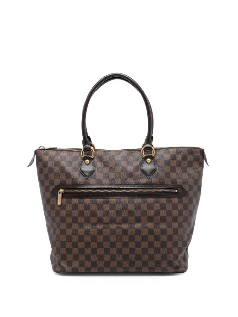 Louis Vuitton Pre-Owned 2007-2025 Damier Ebene Saleya GM tote bag Brown 93A90PKTNB69W2NX