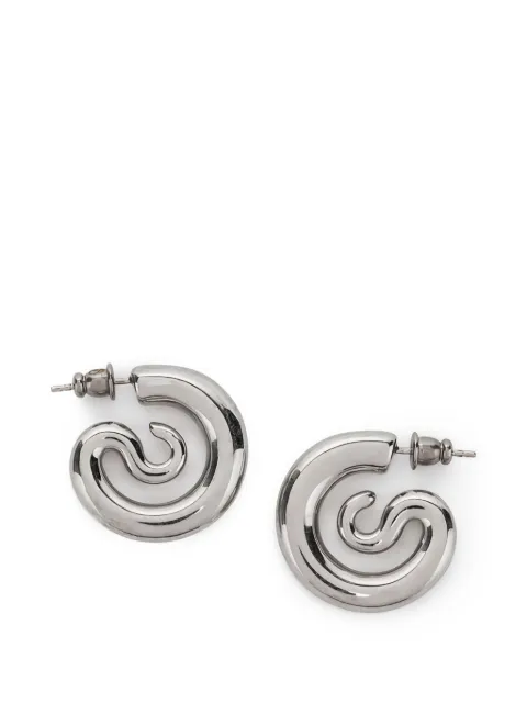 Panconesi Serpent hoop earrings Silver CAOEA032P