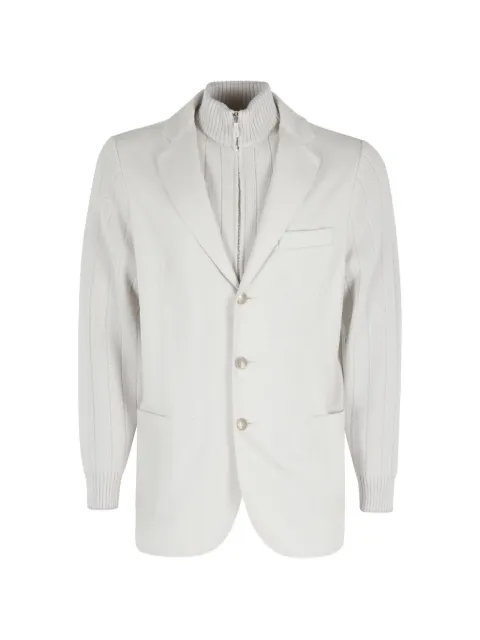 Eleventy layered blazer Grey L75GIAL09TES0L236097