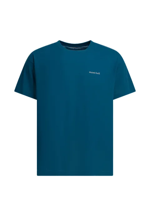 Montbell crewneck logo T-shirt Blue 2304545WICKRONTONEPOINTBGN