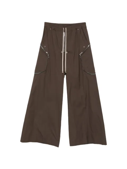 Rick Owens zip pocket trousers Brown RU01F2338TE