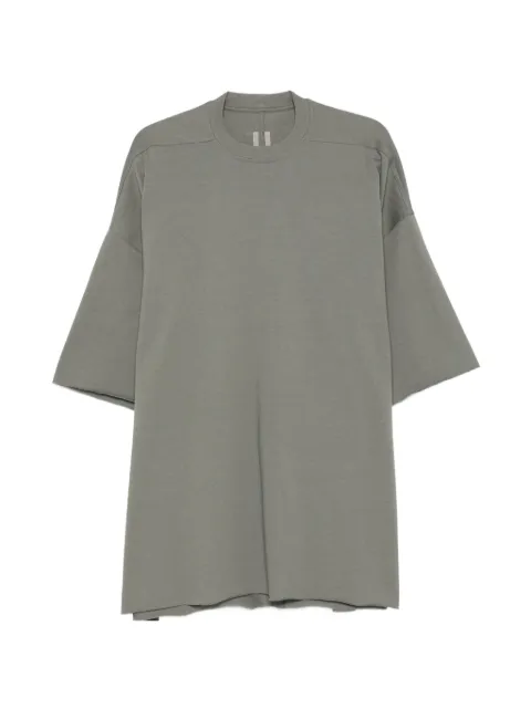 Rick Owens raw-hem T-shirt Green RU01F2283BA