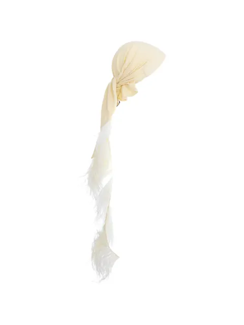 MANURÍ Sissy headscarf Yellow MRSS26VICH9ACC16
