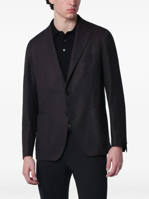 Tagliatore single-breasted wool blazer Brown 1SMC22K060069M5126