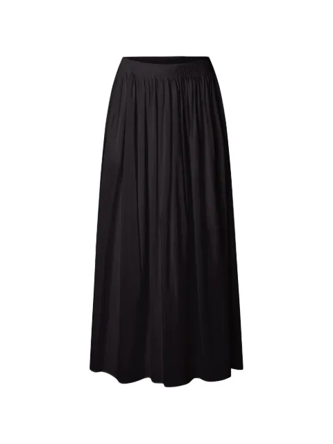 LouLou de Saison Naya gathered flared long skirt Black NAYA
