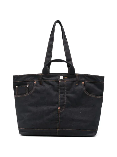 Kenzo floral-appliqué tote bag Blue FG58SA411F23