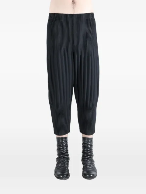 Homme Plissé Issey Miyake pleated trousers Black HP66JF553