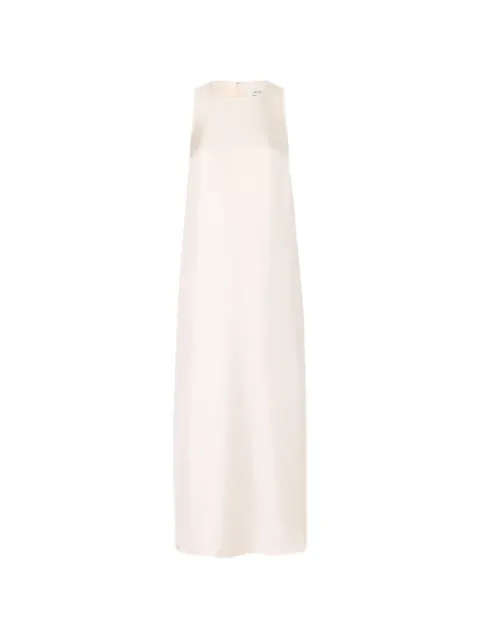 LouLou de Saison Paloma twisted back midi dress Neutrals PALOMA