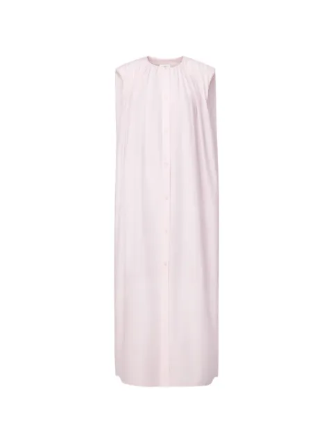 LouLou de Saison button-fastening midi dress Pink CORA