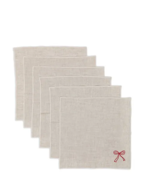 Bambah Jollie napkins (set of six) Neutrals BMBH059