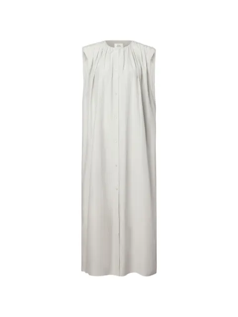 LouLou de Saison button-fastening midi dress Neutrals CORA