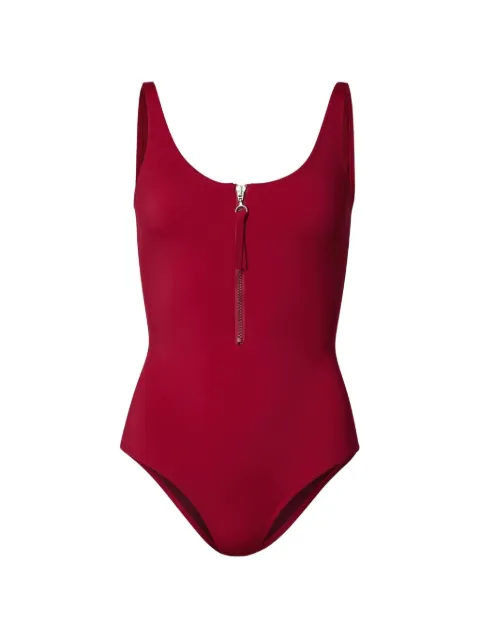 LouLou de Saison zip-fastening swimsuit Red BALTI