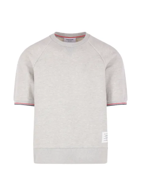 Thom Browne piqué short-sleeve sweatshirt Grey MJT558AJ0249065