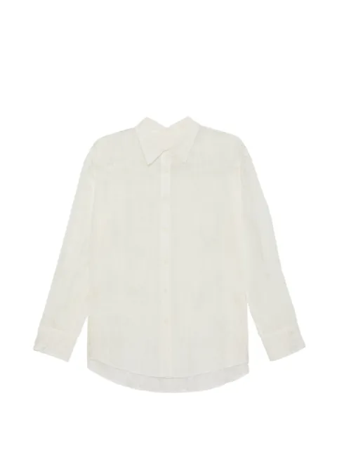 JNBY brushed-effect shirt White 5Q2212570