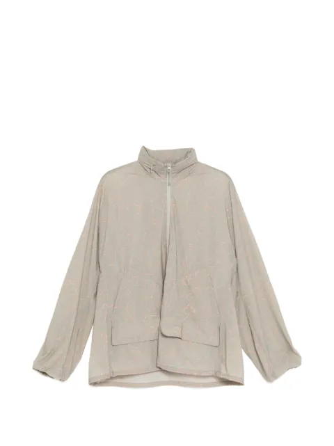 JNBY floral-print oversized jacket Neutrals 5Q3611030